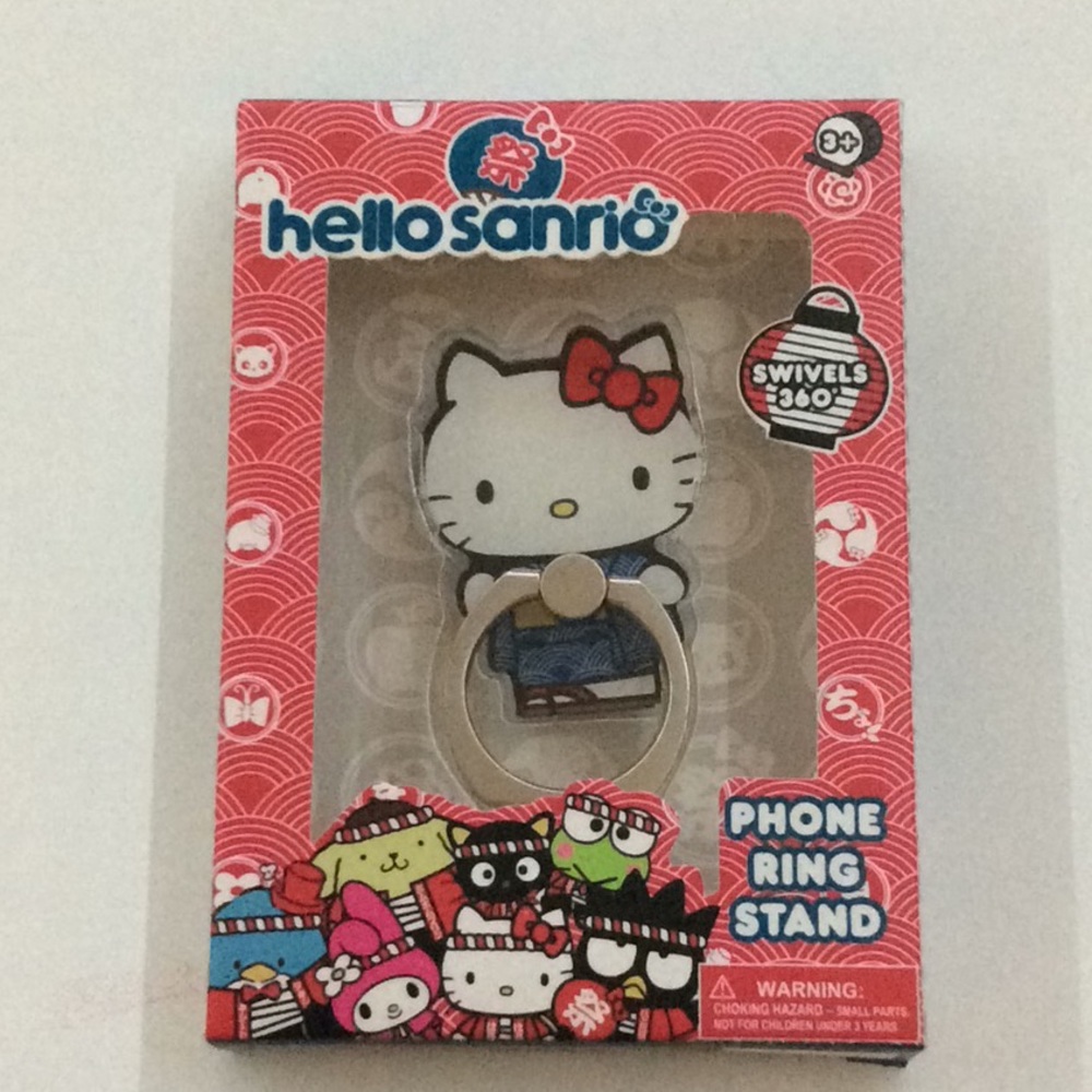 Hello Kitty Phone Ring Stand (New)